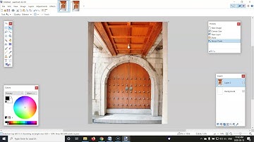 making a magazine cover with paint.net