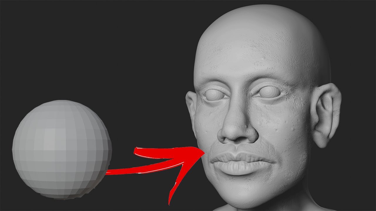 Sculpting Head In Blender Head Sculpt YouTube
