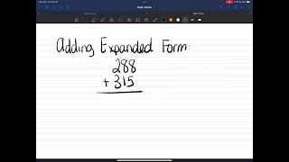 Adding-Expanded Form