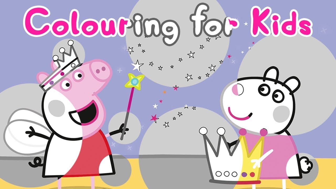 Peppa Pig | Colouring for kids, Learn colours for kids | Learn With Peppa Pig