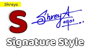 ✅ Shreya Name Signature Request done