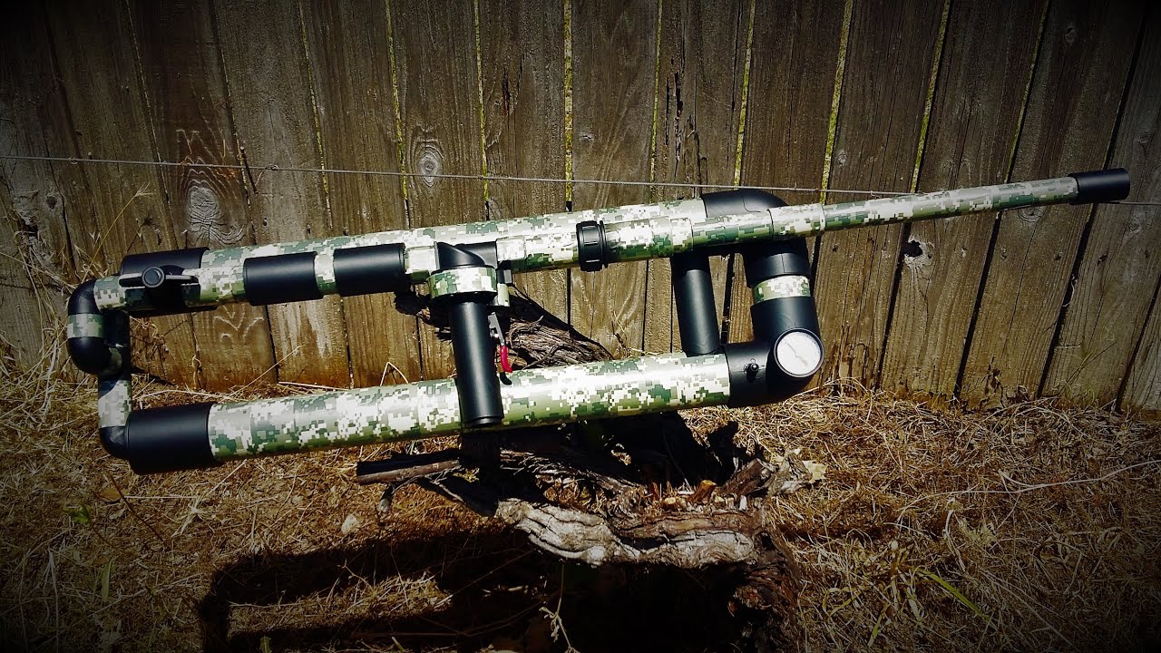 DIY PVC AIR RIFLE! YouTube