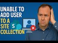 “SharePoint Error: Couldn’t Resolve User – How to Fix It”