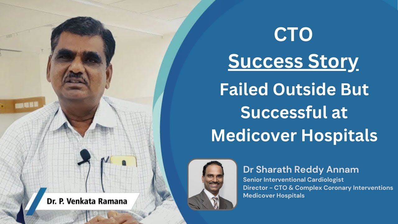 Sharath Reddy CTO Success Story | Chronic Total Occlusion | Dr A Sharath Reddy ...