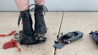 Cute Boots Vs Old Toy Cars