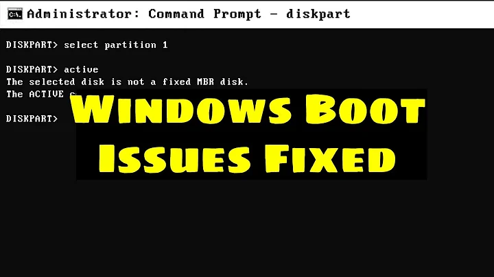 Fix The Selected Disk is not a Fixed MBR Disk Windows Error and Repair EFI/GPT Bootloader