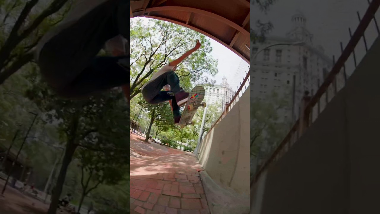 Unreal Street Skate Line & Bank Wallride! #skateboarding #extremesports #skate #streetskating