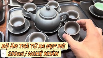BỘ ẤM TRÀ GỐM MỘC BÁT TRÀNG DUNG TÍCH 250ml - NGHỆ NHÂN VƯƠNG MẠNH TUẤN - BÁT TRÀNG .