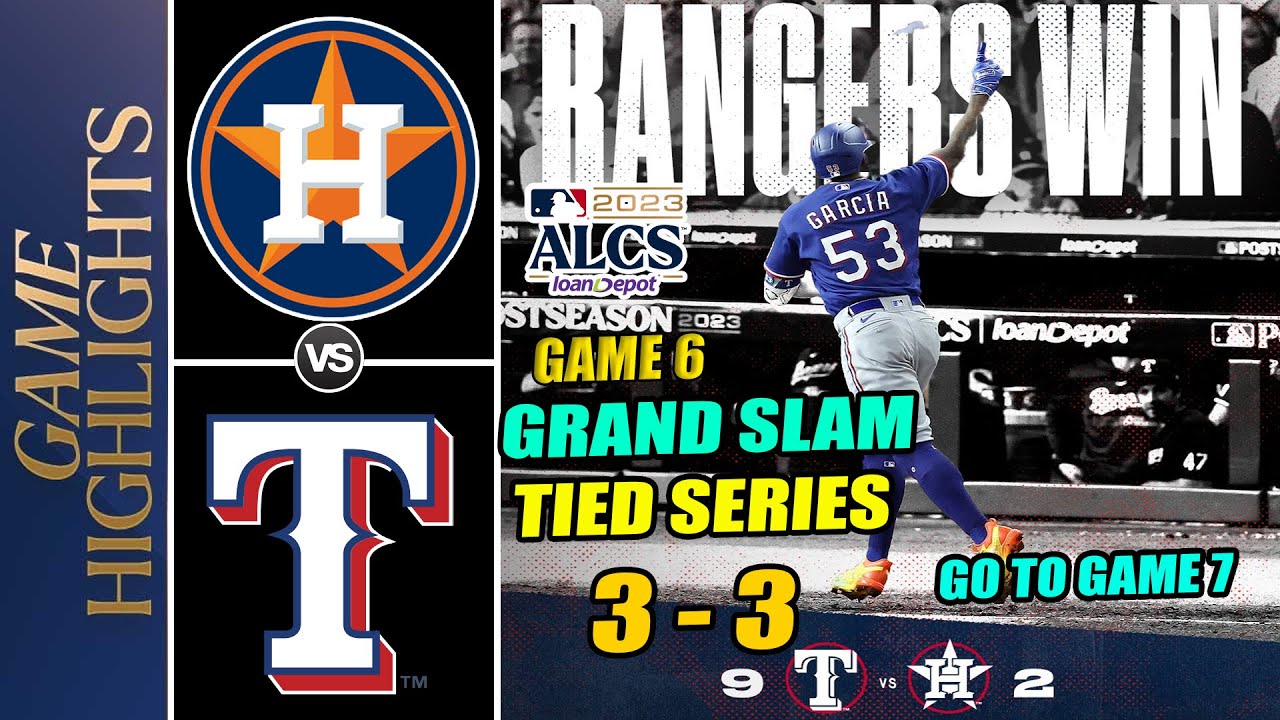 2023 MLB playoffs: Rangers vs. Astros odds, time, line, ALCS Game ...