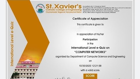 Online Quiz On " Computer Networks " And Certificate || Free Course And Certificate ||