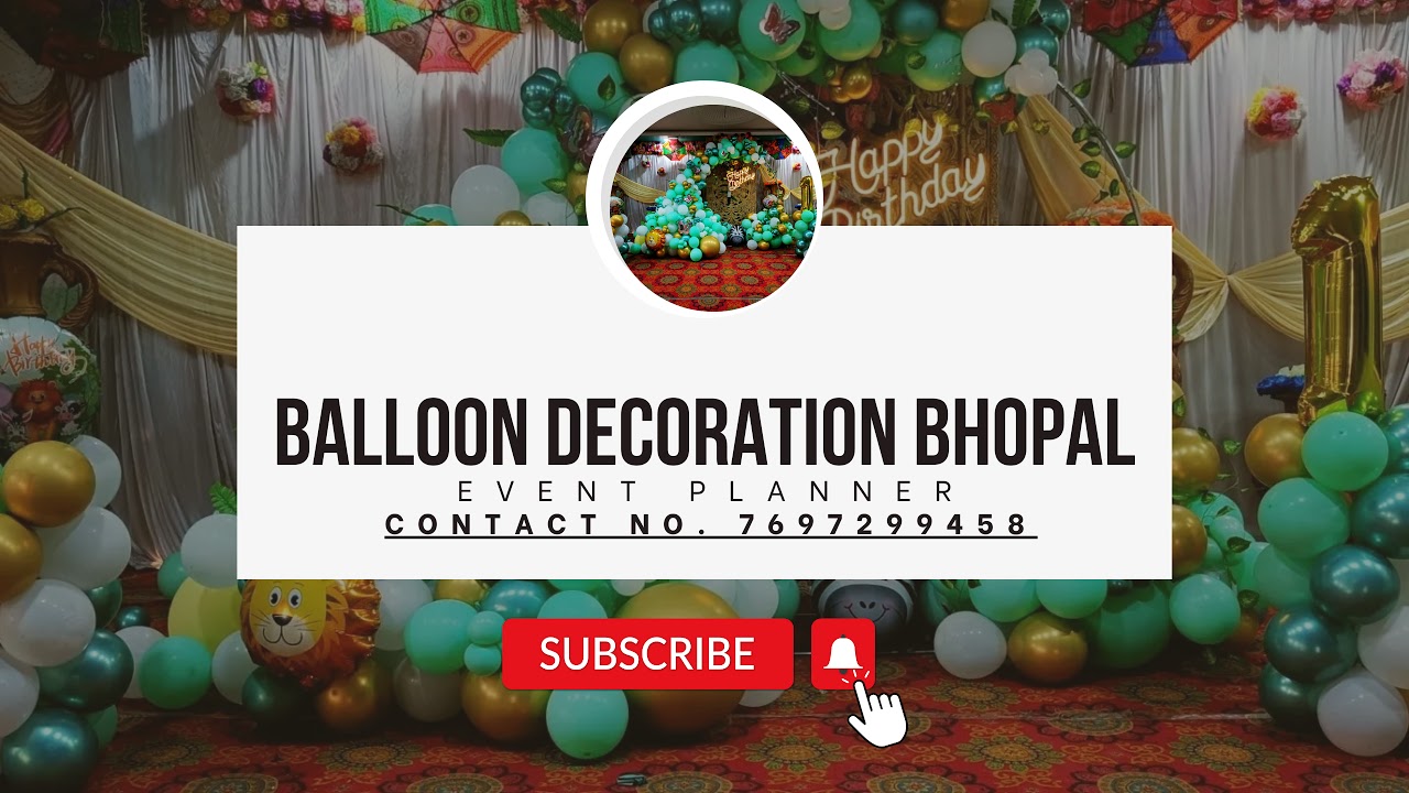 balloon decoration Bhopal Live Stream YouTube