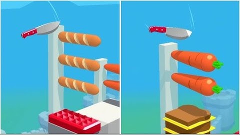 Slice It All! - Gameplay (71, 72, 73, 74, 75) Very satisfying and relaxing ASMR slicing game