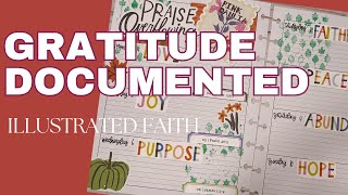 Gratitude Documented | Illustrated Faith | Kell of a Plan Faith Planner