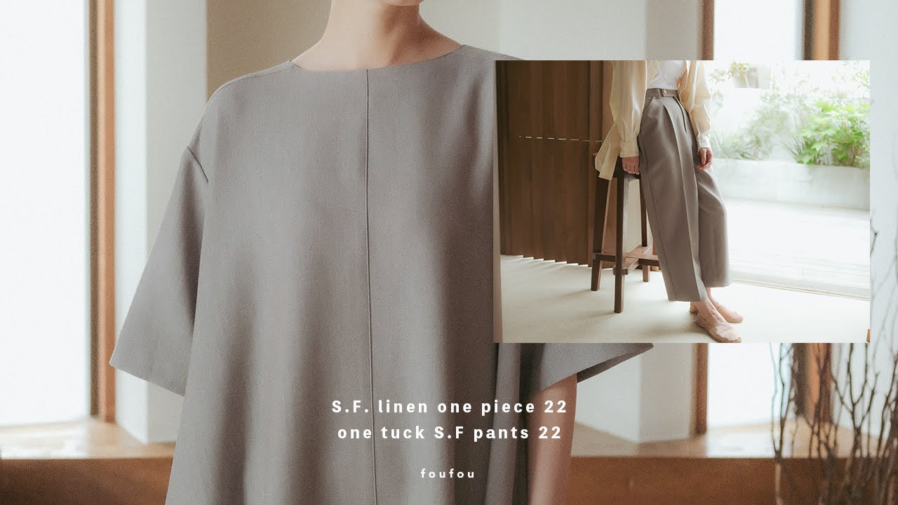 フェスワンピースとワンンタックリネンパンツが生まれ変わりました  
