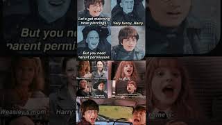 TitleHarry’s Savage Comeback 😂 Nose Piercing Joke Gone Wrong Hogwarts Meme #jamespotter #potterhead