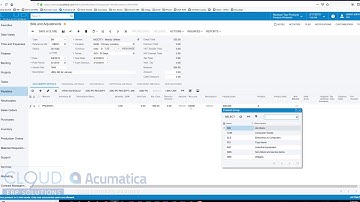 Acumatica - Enter an AP Bill