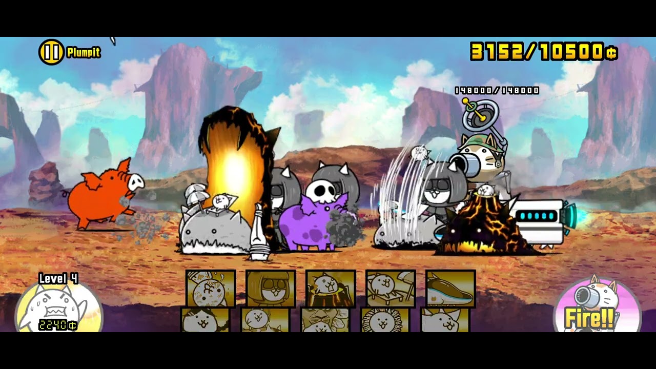 The Battle Cats Cats Of The Cosmos Passion Of Cat God Plumpit