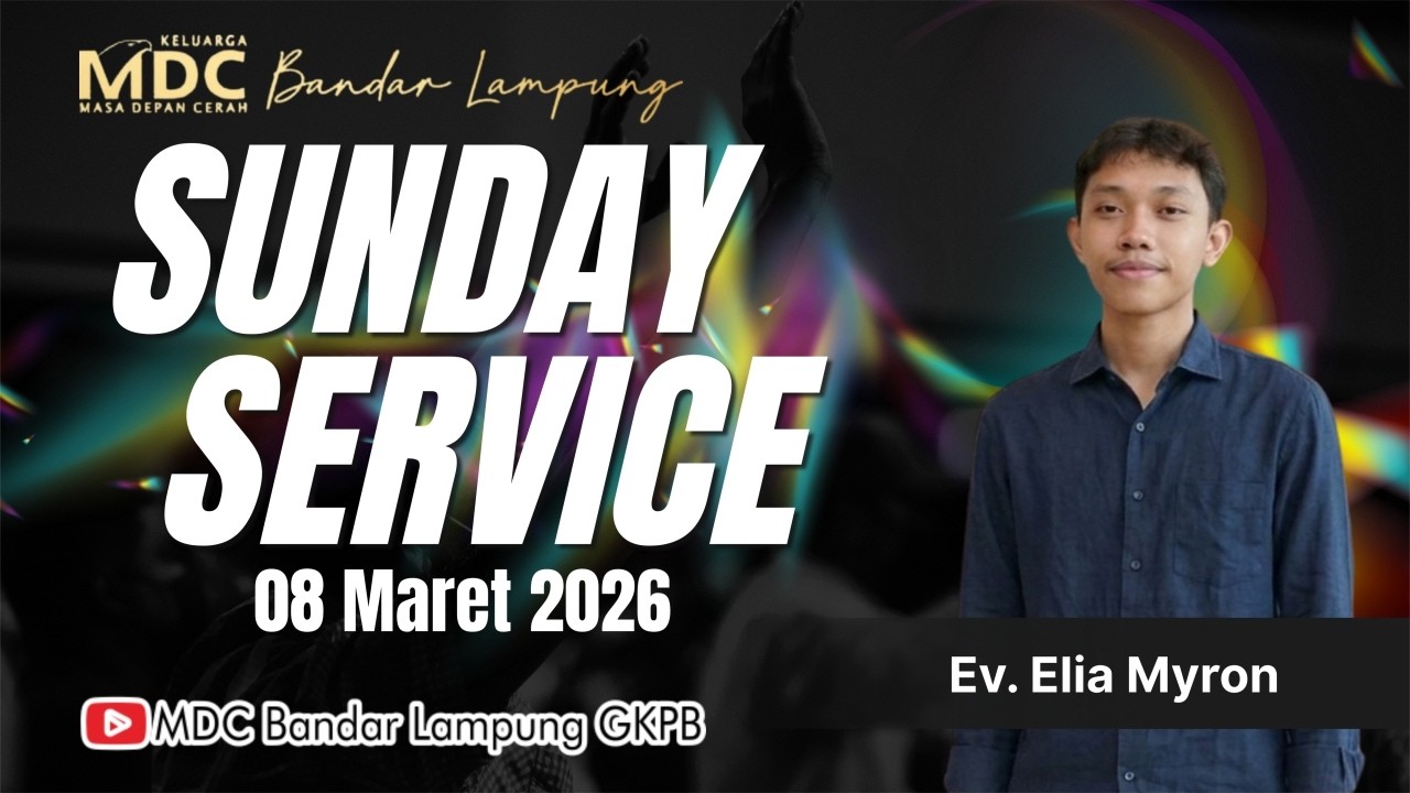 Ibadah Umum II 08 Maret 2026, Ev. Elia Myron : Bagaimana Mengikut Yesus