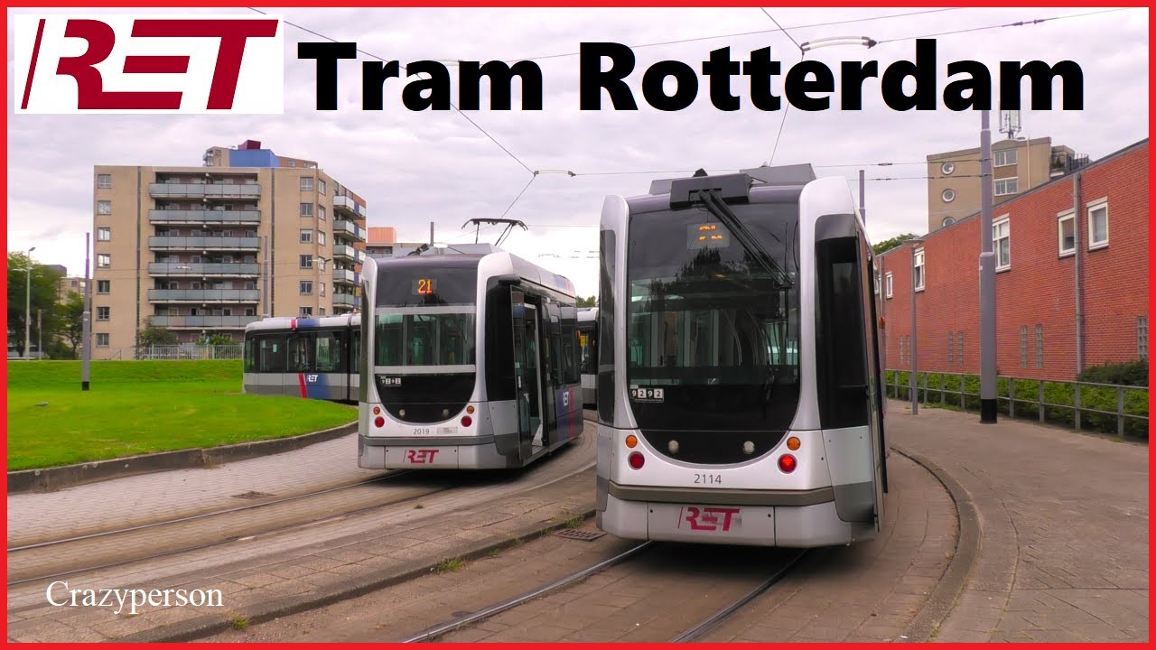 Cabinerit De Esch - Kipstraat - Rotterdam Centraal | RET Tram 21