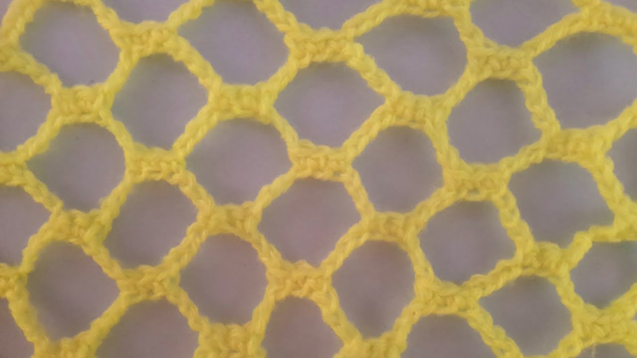 How To Crochet The Mesh Stitch As A Beginner. Crochet Tutorials - YouTube
