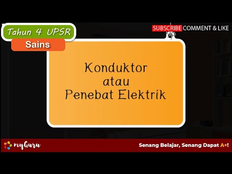 Video: Perbezaan Antara Konduktor Elektrik Dan Penebat