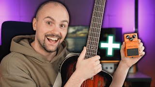 I distorted nylon string guitar... (and it sounds amazing!)