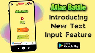 Atlas Battle New Text Input Feature | Atlas Battle Game | Gaming screenshot 4