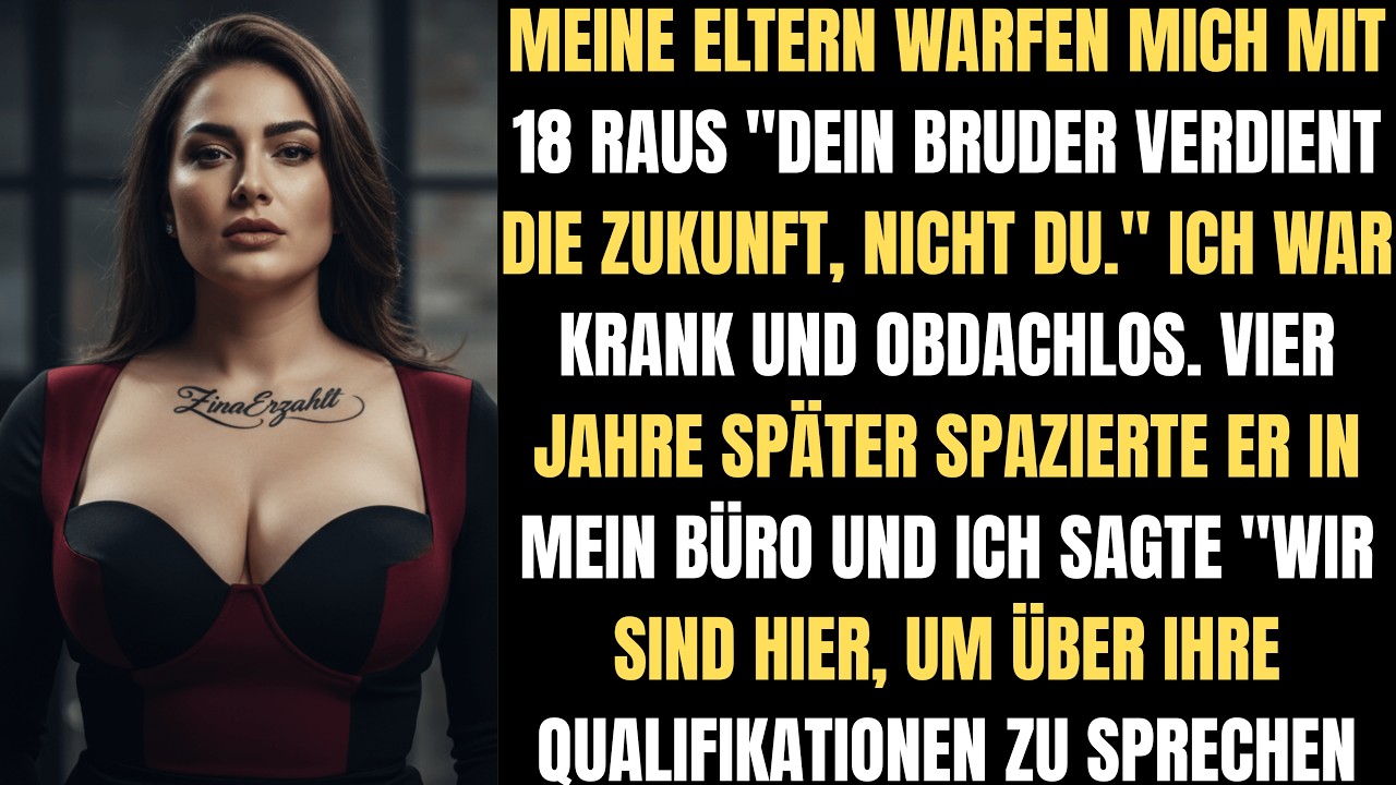 Meine Eltern warfen mich raus. 4 Jahre später flehte mein Bruder mich um einen Job an!