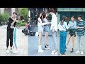 Optimal Street Fashion LONG LEGS Girls Tik Tok / DouYin IN Chian Ep.17