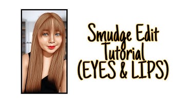 SMUDGE EDIT TUTORIAL | EYES | LIPS | AUTODESK SKETCHBOOK 3.7.5