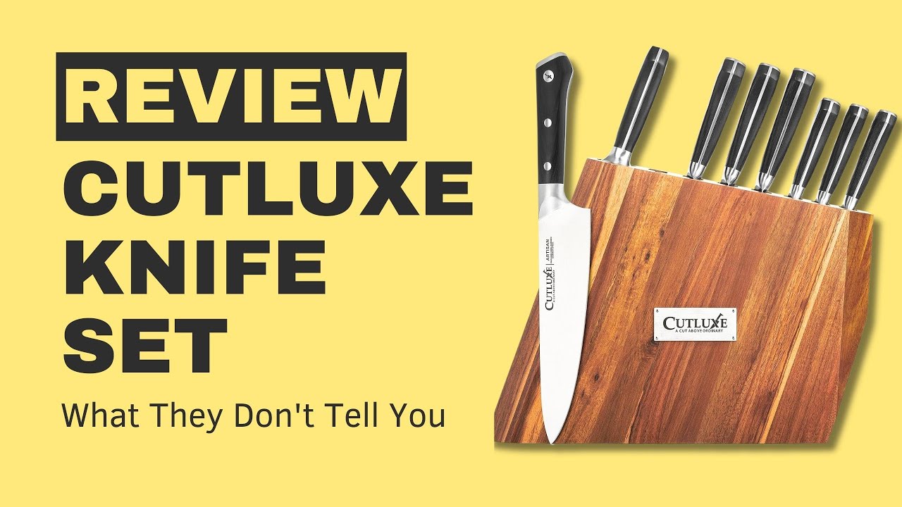 The Ultimate Cutluxe Knife Set Review and Demonstration, Kitchen Knife Set