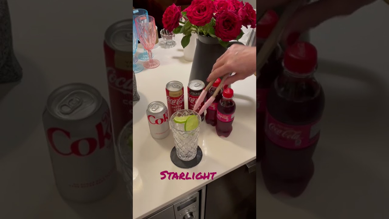 Starlight taste test, it’s a fruity coke! ♥️