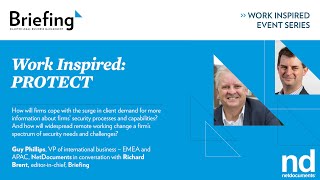 Work Inspired: PROTECT | In partnership with NetDocuments