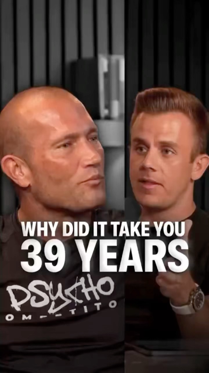 WHY DID IT TAKE YOU 39 YEARS?