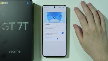 Realme GT 7T: Trillingen en haptiek in- en uitschakelen