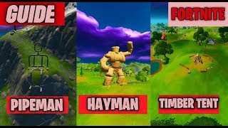 Dance at the Pipeman, the Hayman and the Timber Tent | Trick Shot Challenges| Ninya Tonaya