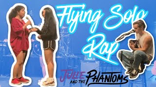 Video thumbnail of "Julie and the Phantoms BTS | New "Flying Solo RAP""