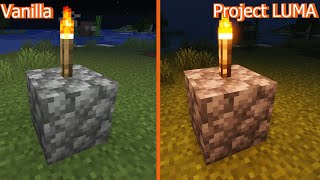 Minecraft | Vanilla vs Project LUMA
