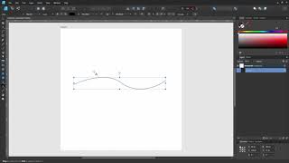 Drawing and Aligning Curved Text in Affinity Designer