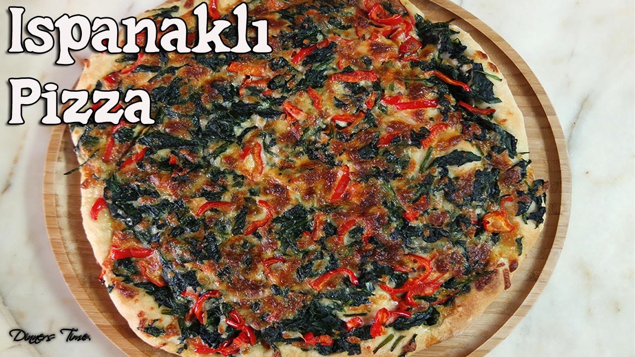 Pratik Ispanaklı Pizza(Easy Pisa with Spinach) YouTube