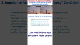 Resonance vs. Impedance Matching: The Critical Difference Every Radio Operator Needs to Know