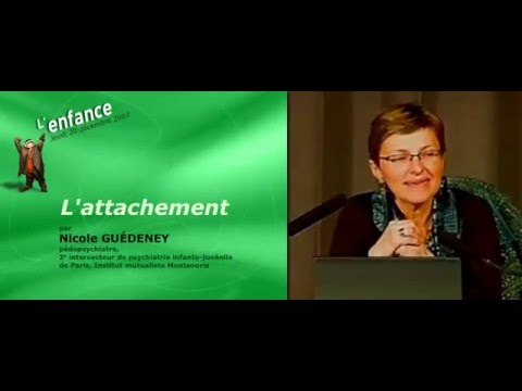 La conférence de la pédopsychiatre Nicole Guédeney sur l'attachement - AVEC DIAPOS