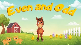 Even and Odd Numbers for Kids | Math Learning Song