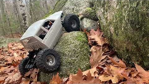 Windy Day Crawling, Sherpa Chassis, Element Axles, NSDRC servo, HWFusion 1800KV, RC4wd Mojave 4dr