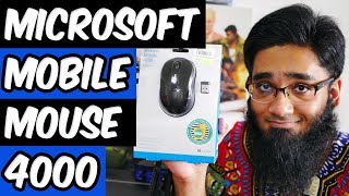 Microsoft Wireless Mobile Mouse 4000 Unboxing & Review 