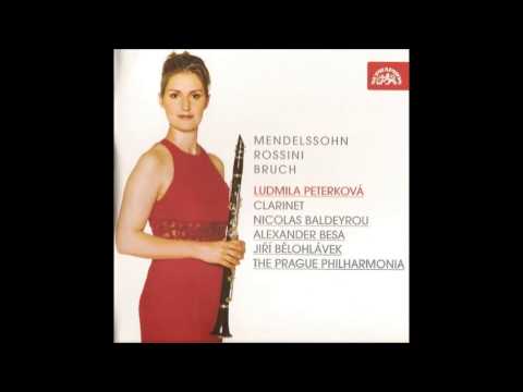 Mendelssohn,Bruch,Rossini Clarinet concertos, L. Peterkova, Jiri Belohlavek