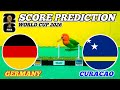 GERMANY VS CURACAO || FIFA WORLD CUP 2026 || FOOTBALL PREDICTION