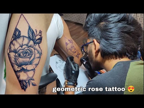 Rose Tattoo Geometric by Evil--Arts on DeviantArt