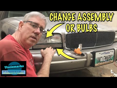 How to change or remove a headlight or signal bulb on 1996 to 1999 buick (EP 95)