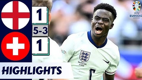 England vs Switzerland 5 3   Extеndеd Hіghlіghts    All Gоals 2024 HD360p
